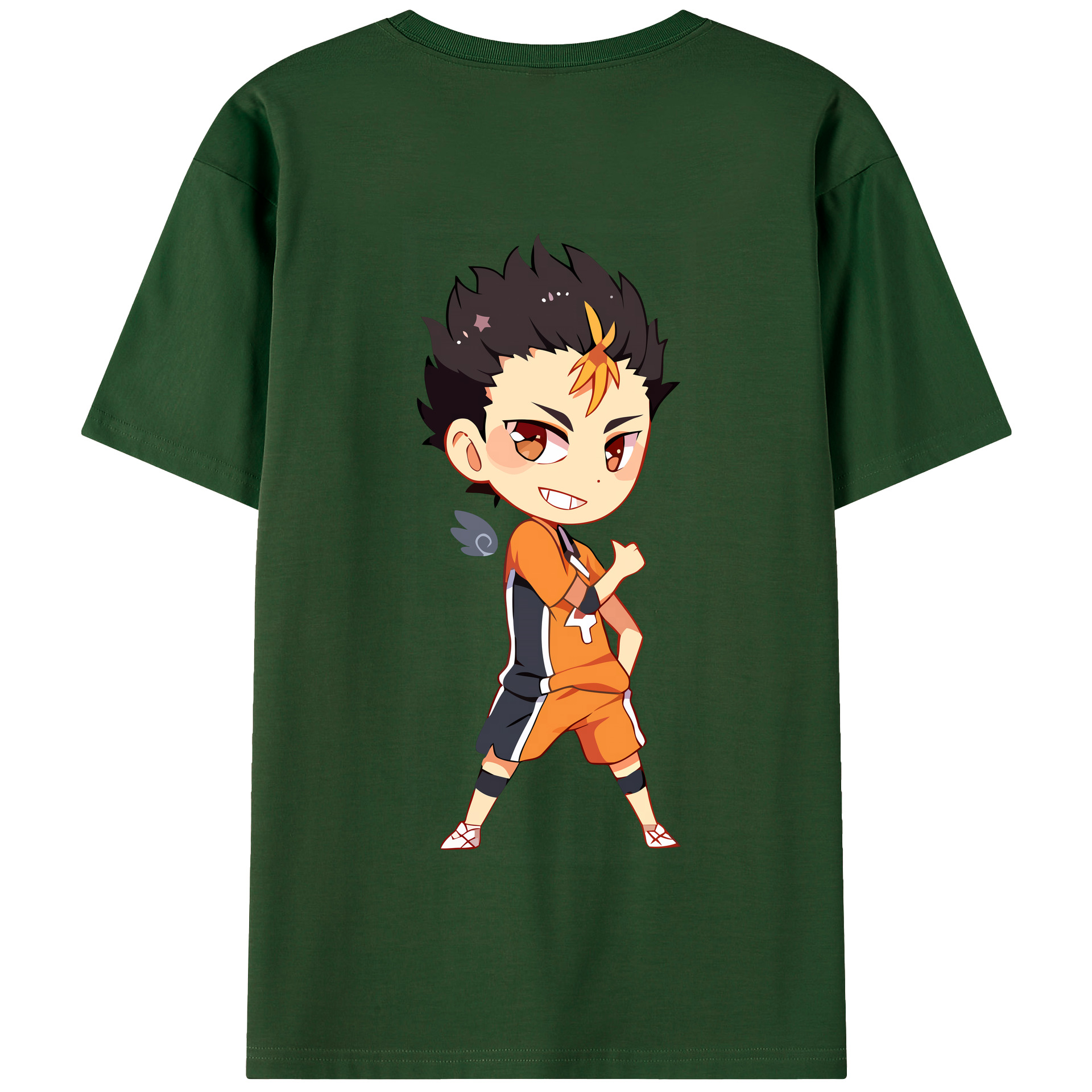 （画像用） ハイキュー!! Haikyu!! 綿100％半袖Tシャツ（背面プリント）